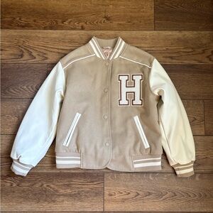 Zara Varsity “H” Jacket size 9-10